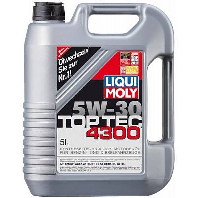 Моторное масло Liqui Moly Top Tec 4300 5W-40 A5/B5 (8031) специально для PCA, Honda, Toyota, Fiat